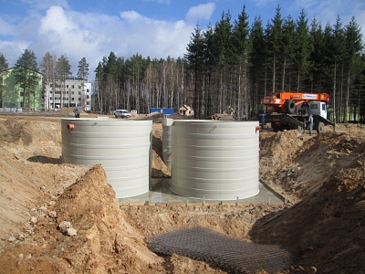 Modular wastewater treatment for the holiday resort "AgoraBel" 50 cubic m